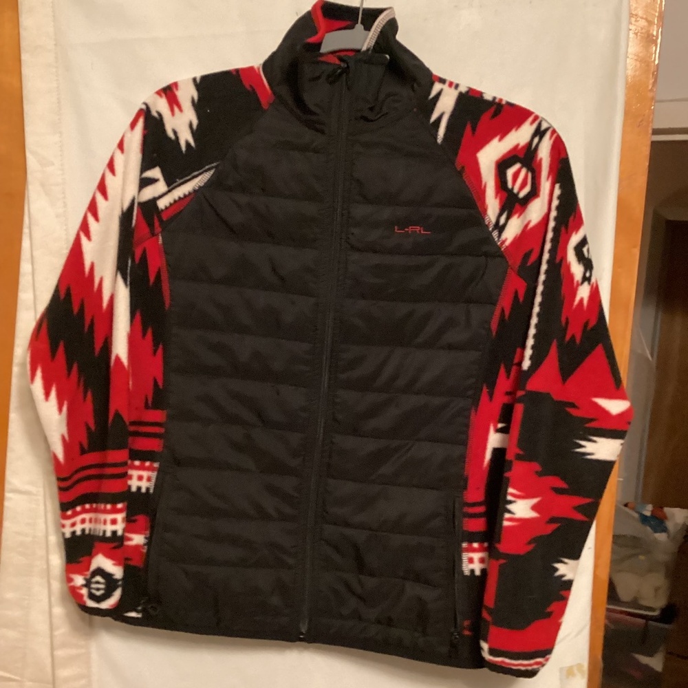 L- RL Lauren Active fleece and pufferlacket Petite SZ MP